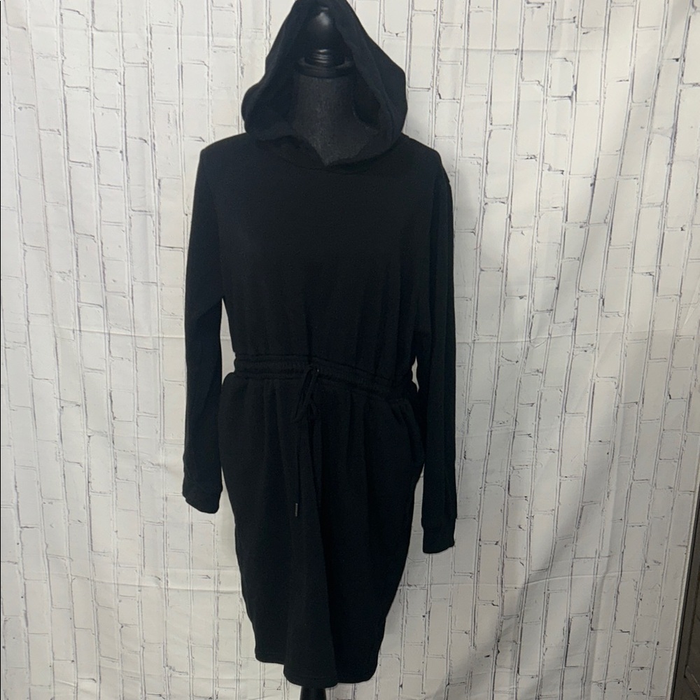 Torrid Elegant Black Hoodie Dress. Size 1